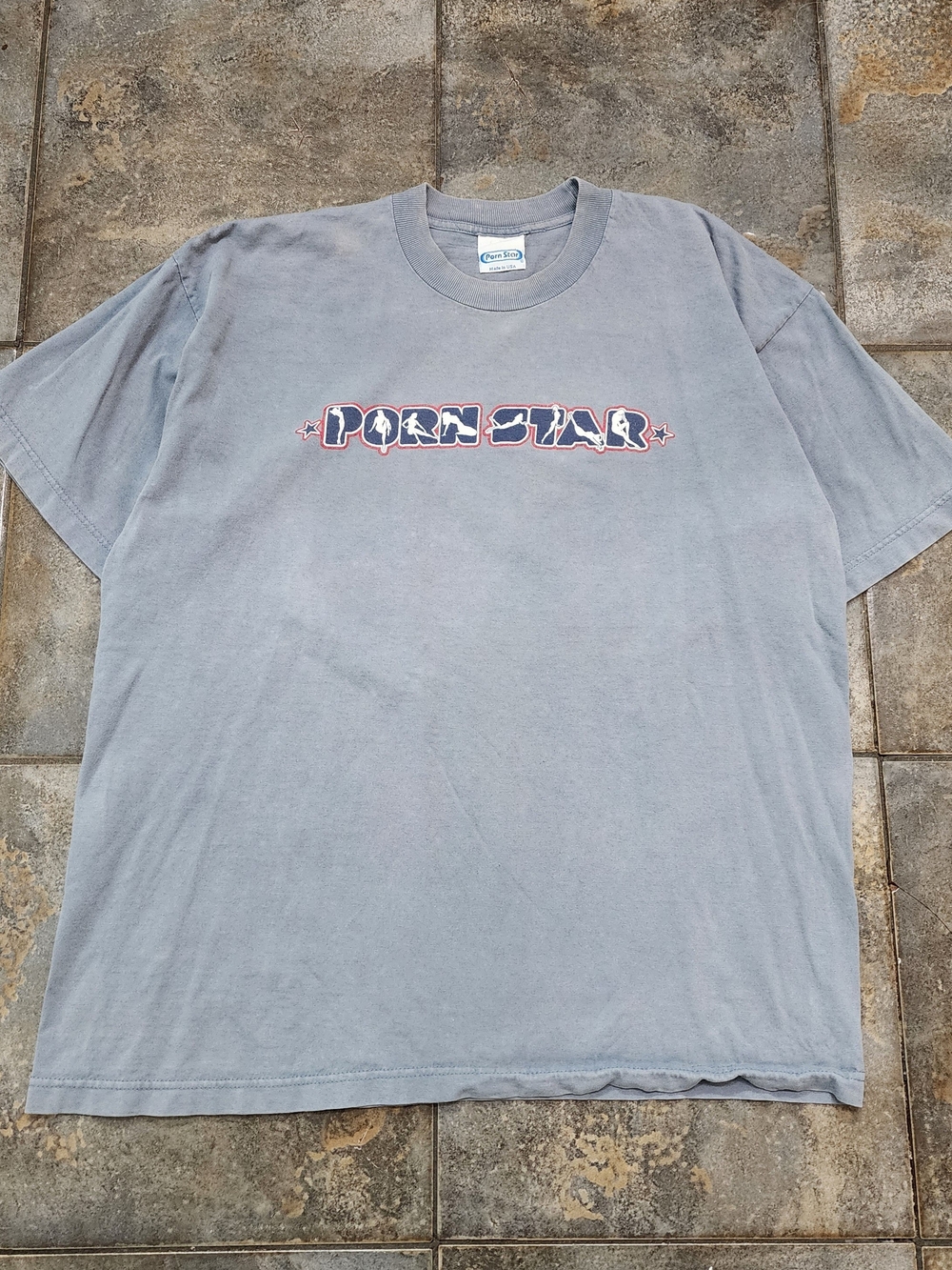 Vintage 90s Pornstar XL Hook-Ups Skater Grunge Punk Adult Video Logo T Shirt